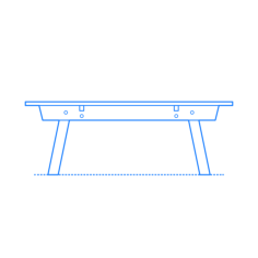 Furniture Benches Ikea Industriell Bench Outline Svg File, Free Vectors File